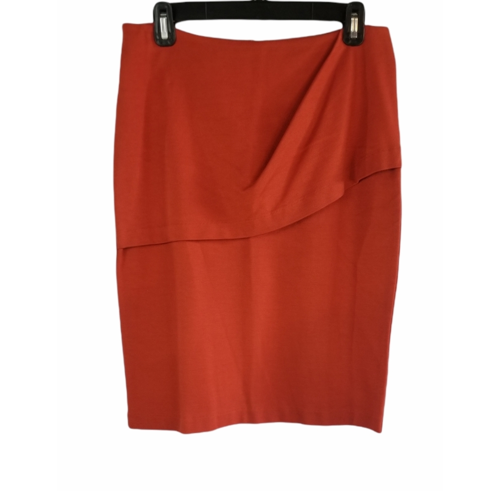 CAbi Size 6 Orange Pencil Skirt Style # 3099